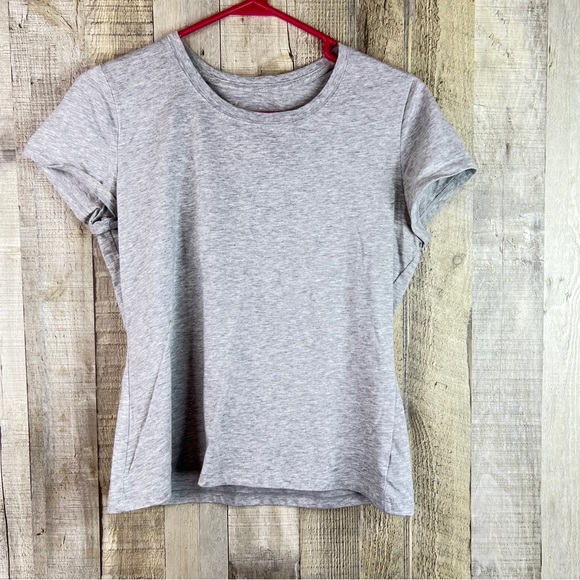 C9 by Champion Tops - Champion C9 Small Duo Dry Athletic Short Sleeve Crewneck Gray T-Shirt